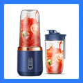 Double Cup Portable Blender USB Juicer Fruit Mixer for Smoothies Milkshakes and Juices Compact Food Processor Orange Juicer